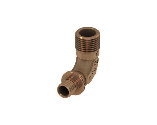 Уголок соединительный, TECE, TECEflex, 20 х 1/2'' Н, с ниппелем, бронза Уголок соединительный, TECE, TECEflex, 20 х 1/2'' Н, с ниппелем, бронза