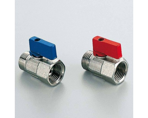 Кран мини В флажок TIEMME 1/2"