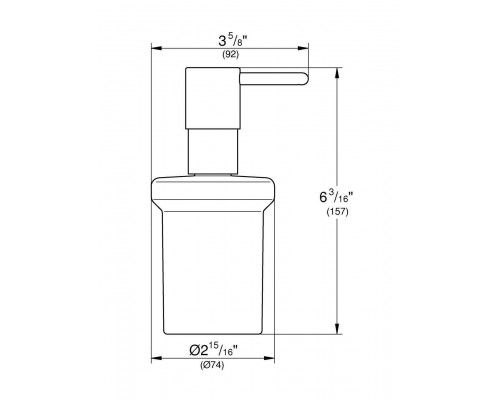 Дозатор жидкого мыла GROHE Essentials, тёплый закат глянец (40394DA1)
