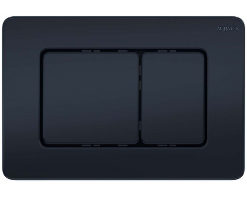 KDI-0000040 (003D) Панель смыва нержавеющая сталь, цвет Черный матовый (клавиши квадрат) KDI-0000040