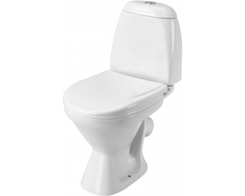 1.WH30.2.130 РИМИНИ унитаз-компакт, диагон.выпуск, 2 режима, метал.крепление 1.WH30.2.130