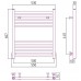 Сунержа Модус Полотенцесушитель водяной 50x60h, цвет: матовый черный 31-0250-6050