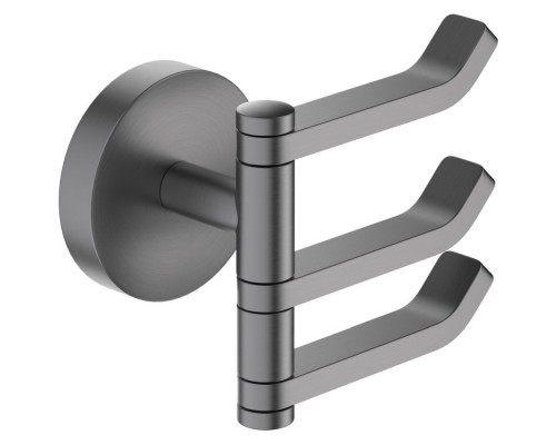 AQ4632BGM БЕТТА крючок тройной, оружейная сталь (шлиф. черный хром) AQ4632BGM