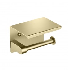 AQ4939BG ЕВРОПА бумагодержатель с полкой, шлиф. золото AQ4939BG