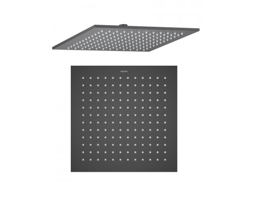 AQ2078MB квадратный верхний душ 3003007 мм, матовый черный AQ2078MB