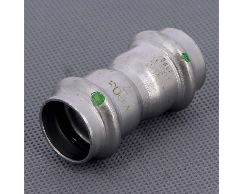 Муфта пресс нержавеющая сталь Sanpress Inox VIEGA 22 Муфта пресс нержавеющая сталь Sanpress Inox VIEGA 22