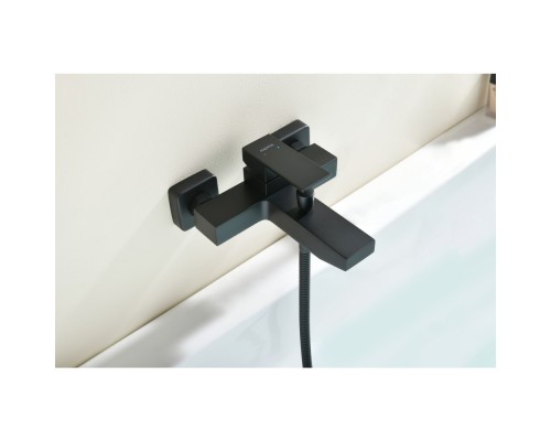 AQ1640MB ЛИБРА смеситель для ванны, матовый черный AQ1640MB