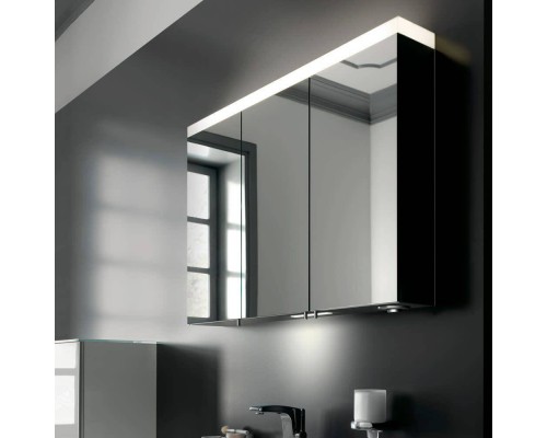 24202171301 ROYAL REFLEX.2 Зеркальный шкаф 650700150 мм 2 поворотные дверцы с хрустальным двойным зеркалом, боковины корпуса зеркальные 24202171301