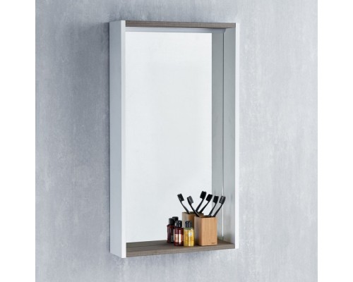 1A221702BBAZ0 Зеркальный шкаф Бэлла Белый/Джара 1A221702BBAZ0