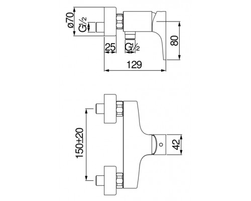 YO126130CR YO смеситель для душа YO126130CR