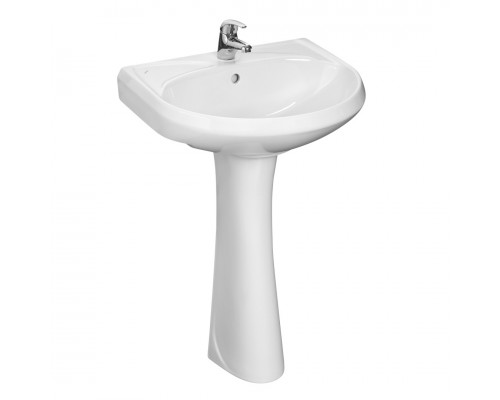 131115S0011B0 Умывальник Версия с переливом белый 565х455 1.3111.5.S00.11B.0