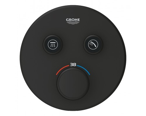 29508KF0 Grohtherm SmartControl Термостат для встраиваемого монтажа на 3 выхода, фантомный чёрный 29508KF0