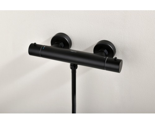 AQ1363MB ЕВРОПА термостатический смеситель для душа, матовый черный AQ1363MB