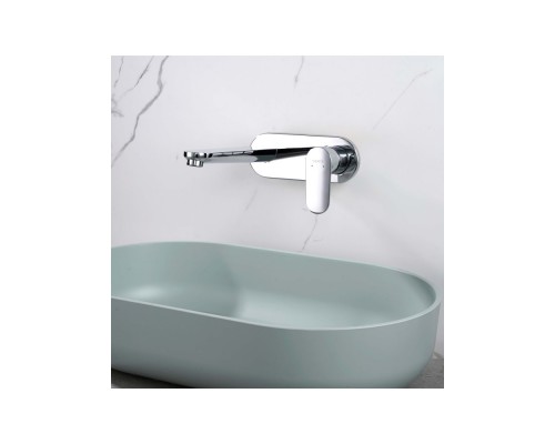 AQ1813CR НИКА смеситель для раковины настенный (внешняя и скрытая часть) AQ1813CR