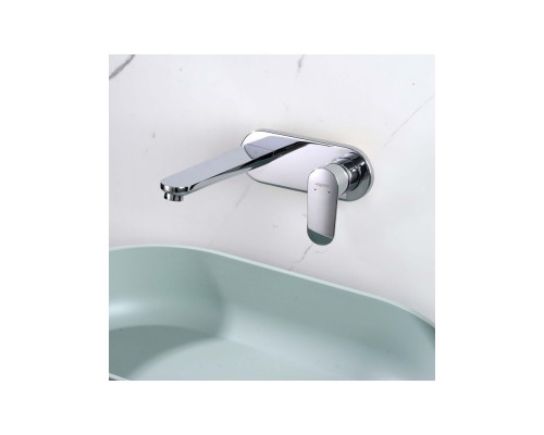 AQ1813CR НИКА смеситель для раковины настенный (внешняя и скрытая часть) AQ1813CR