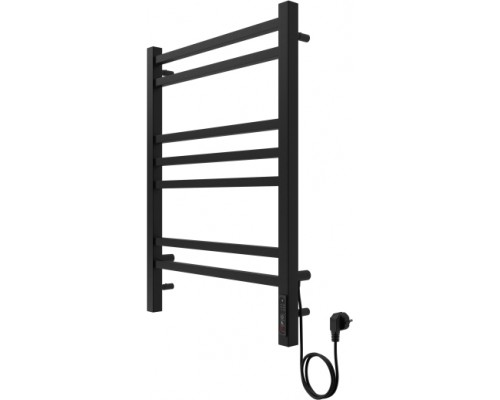 Альтаир П7 500х700 электрический (quick touch) Полотенцесушитель Aquatek (черный муар) AQ EL KP0770BL