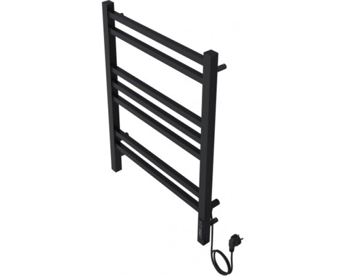 Альтаир П7 500х700 электрический (quick touch) Полотенцесушитель Aquatek (черный муар) AQ EL KP0770BL