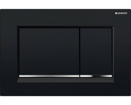 115.883.KM.1 Клавиша смыва Sigma 30, двойной смыв, к 111.300/350/361/362/380/390/796 черный/хром глянцевый/черный 115.883.KM.1