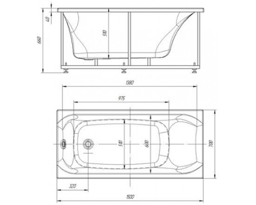 Альфа 150 пустая без фр.экр. ALF150-0000038