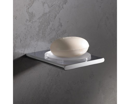 11555019000 EDITION 400 Держатель с мыльницей из хрусталя, хром 11555019000