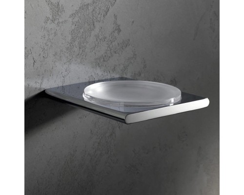 11555019000 EDITION 400 Держатель с мыльницей из хрусталя, хром 11555019000