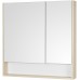 1A252302SDB20 Зеркальный шкаф Сканди 90 Белый/Дуб Верона 1A252302SDB20