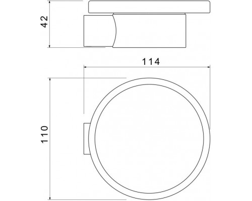 AQ4403CR ЛИРА мыльница AQ4403CR