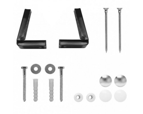 FVB Крепеж горизонтальный для унитазов и биде (черно-белый-хром) GSI FVB