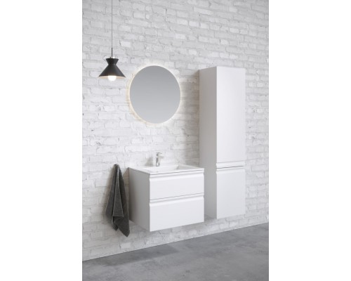 AQ70035R-MW Пенал ВЕГА 35 см, 2 двери, цвет белый матовый, петли справа AQ70035R-MW