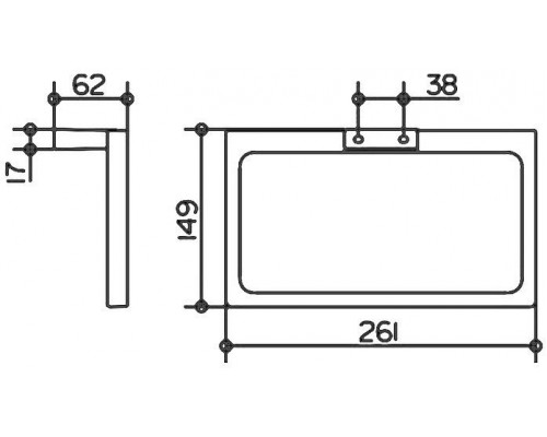 11121010000 EDITION 11 Кольцо для полотенца, хром 11121010000