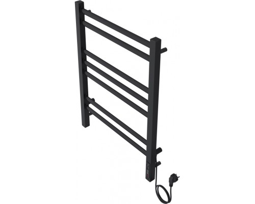 Поларис П7 500х700 электрический (quick touch) Полотенцесушитель Aquatek (черный муар) AQ EL KO0770BL
