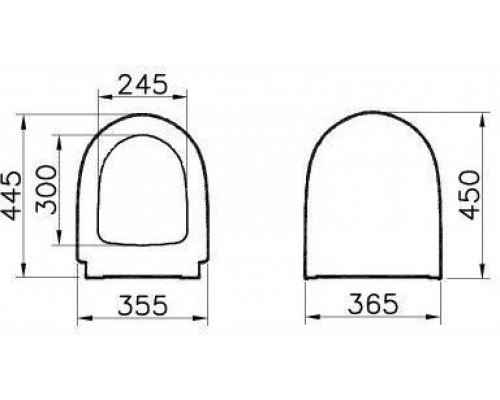 86-003-009 Sento Универсальное сиденье ,дюропл.,микролифт, съемн VitrA 86-003-009