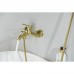 AQ1340BG ЕВРОПА смеситель для ванны, шлиф. золото AQ1340BG