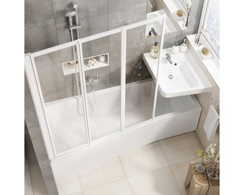 Ванна BE HAPPY II 160х75 Р белая C971000000