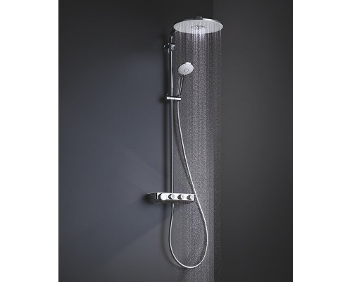 26507LS0 Euphoria SmartControl 310 DUO Душевая система с термостатом для душа, белая луна 26507LS0