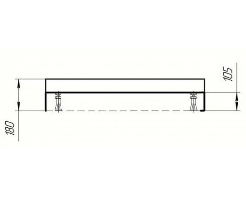 Панель для поддона 9090 квадратная (продаем из наличия) EKR-F0000065