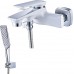 LM5914CWALLEGROСмеситель для ванны с коротким изливом, хром/белый LM5914CW