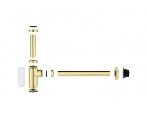 AQ6012PG сифон, полир. золото AQ6012PG