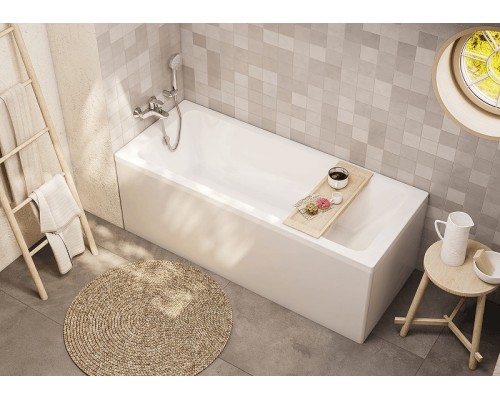 248658000 LEON акриловая ванна прямоугольная 1700x700 мм, белый 248658000