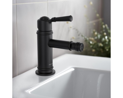 AQ1518MB КЛАССИК смеситель для биде, матовый черный AQ1518MB