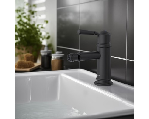 AQ1518MB КЛАССИК смеситель для биде, матовый черный AQ1518MB
