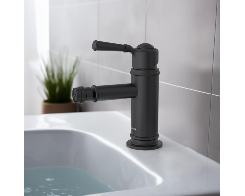 AQ1518MB КЛАССИК смеситель для биде, матовый черный AQ1518MB