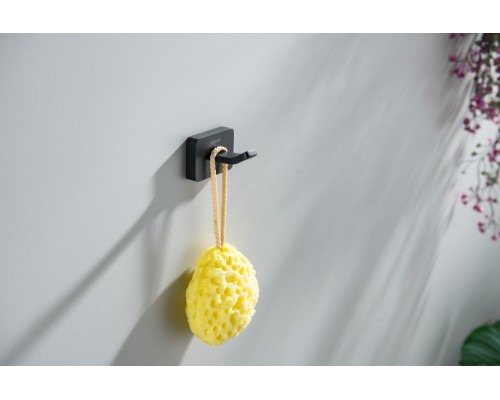 AQ4301MB ЛИБРА крючок, матовый черный AQ4301MB