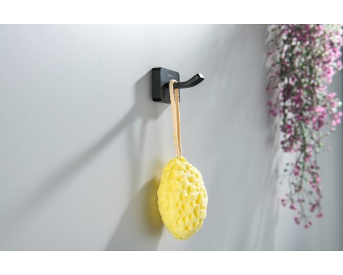 AQ4301MB ЛИБРА крючок, матовый черный AQ4301MB