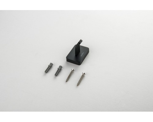 AQ4301MB ЛИБРА крючок, матовый черный AQ4301MB