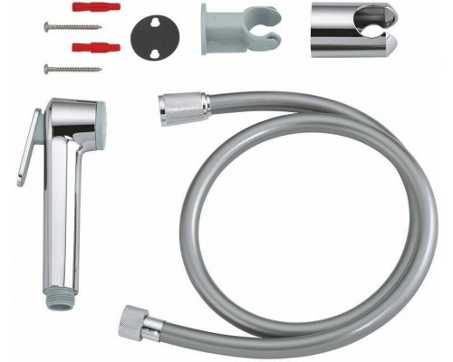 26352000 Tempesta-F Trigger Spray 30 Душевой набор I (круглый ручной душ, настенный держатель, шланг 1000 мм), хром 26352000