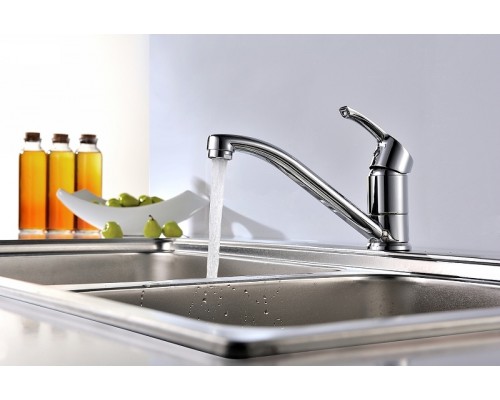 LM1104Cplus STRIKEСмеситель для кухни с поворотным изливом, хром LM1104C