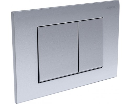 KDI-0000011 (001C) Панель смыва Хром матовая (клавиши квадрат) KDI-0000011