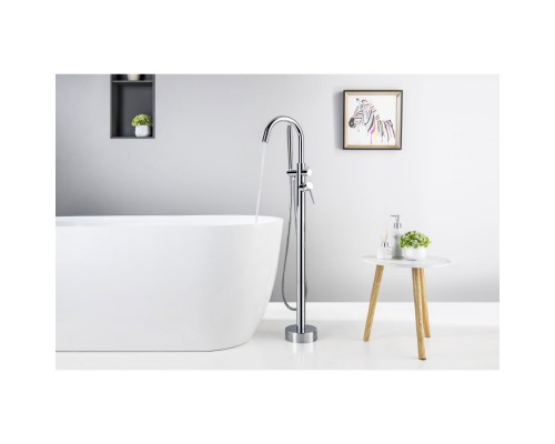 AQ1345CR ЕВРОПА смеситель для ванны напольный AQ1345CR