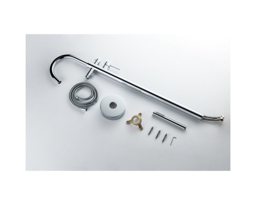 AQ1345CR ЕВРОПА смеситель для ванны напольный AQ1345CR